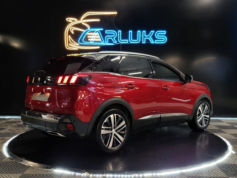 PEUGEOT 3008 GT 2.0 BlueHDi 180cv SUIVI COMPLET PEUGEOT EAT8 / CARPLAY / CAMERA / KEYLESS / ANGLES M