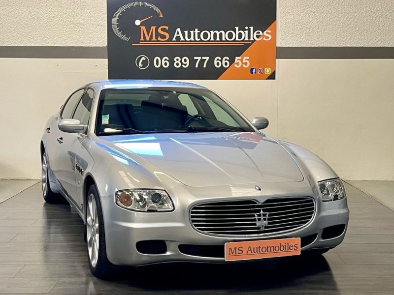 MASERATI QUATTROPORTE V FAIBLE KMS 4.2 V8 400ch GARANTIE 12 MOIS, HISTORIQUE LIMPIDE, SUPER ETAT