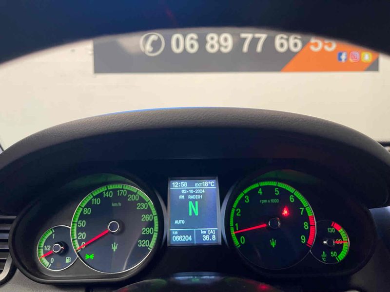 MASERATI QUATTROPORTE V FAIBLE KMS 4.2 V8 400ch GARANTIE 12 MOIS, HISTORIQUE LIMPIDE, SUPER ETAT