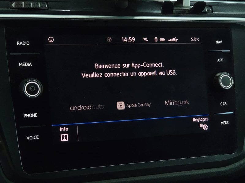 VOLKSWAGEN TIGUAN II 2.0 TDI 150cv Confortline Business Boîte Auto DSG7 1ère Main