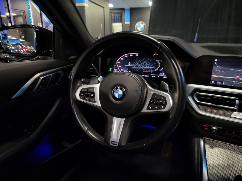 BMW 4 Coupé 420i 184Ch M SPORT / TOIT OUVRANT + SIEGES CUIR ELECTRIQUE+ HARMAN KARDON /