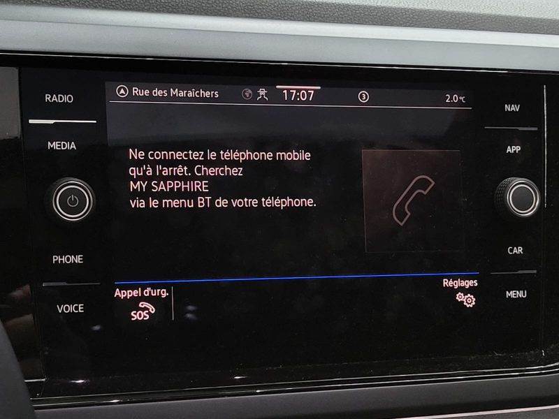 VOLKSWAGEN POLO VI 1.0 TSI 110cv R-Line Boîte Auto DSG7