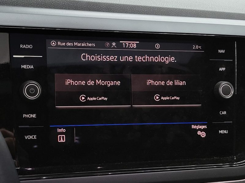 VOLKSWAGEN POLO VI 1.0 TSI 110cv R-Line Boîte Auto DSG7