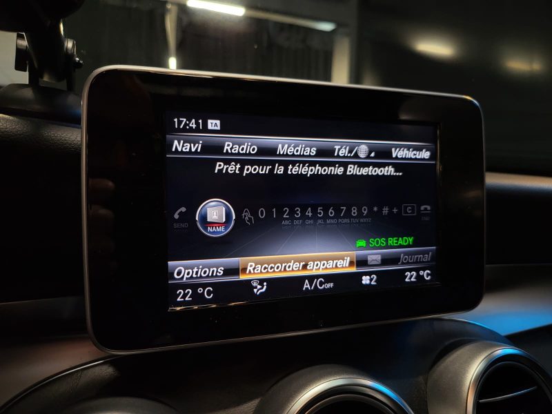 MERCEDES CLASSE C 180 9G-DCT 156cv SPORTLINE / SUIVI MERCEDES / TOIT OUVRANT