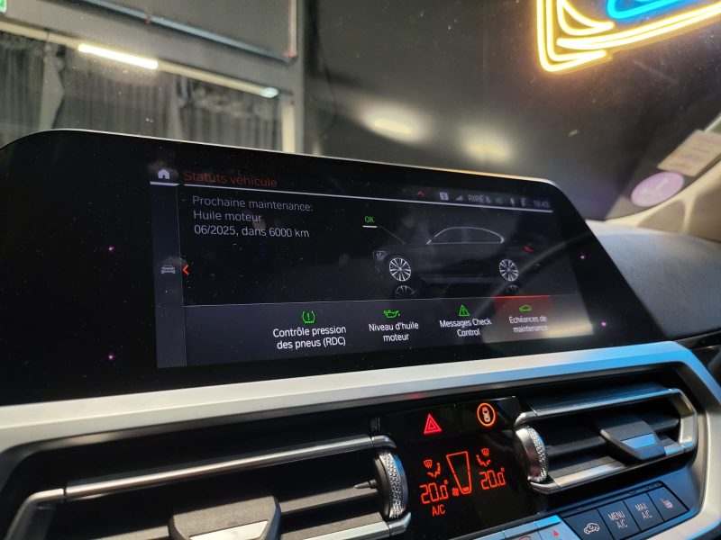 BMW SERIE 3 2.0 320i 184Ch LUXURY / SELLERIE CUIR + ATTELAGE + ALARME + SUIVIE BMW /