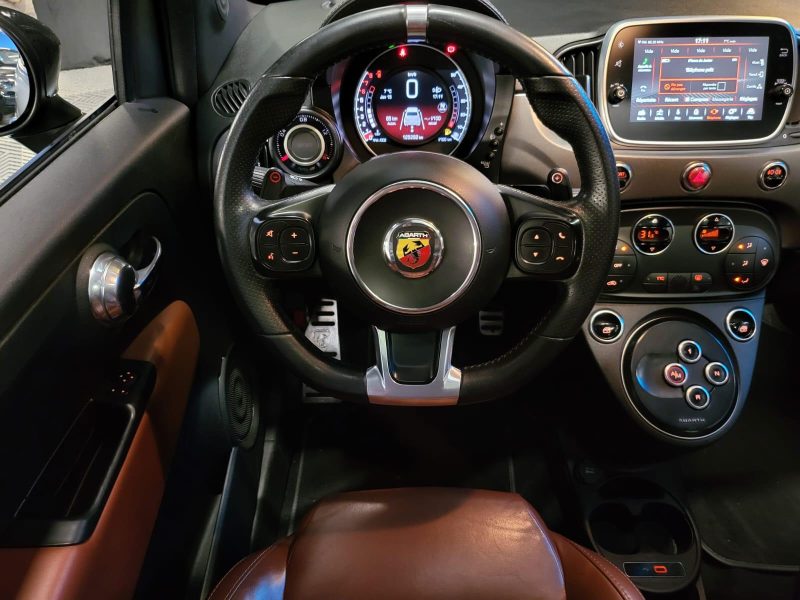 ABARTH 595 165cv TURISMO / 2EME MAIN / TOIT OUVRANT / CARPLAY