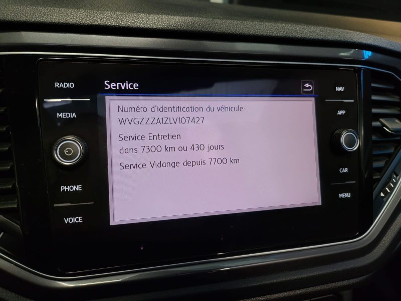 VOLKSWAGEN T-ROC 1.5 TSI 150cv R LINE / TOIT OUVRANT + VIRTUAL COCKPIT + REGULATEUR ADAPTATIF /