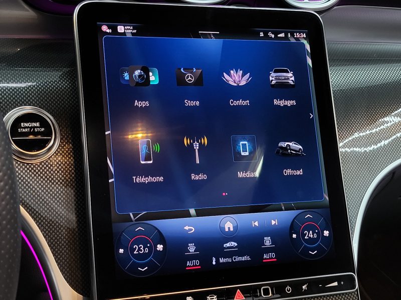 MERCEDES-BENZ GLC Coupé 400e Hybrid 381cv 4Matic AMG Line Boîte Auto 9G-Tronic 1ère Main