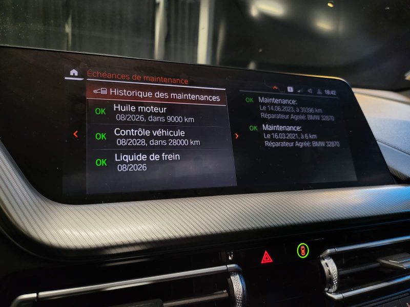 BMW SERIE 2 Gran Coupe F44 218 D 150cv M SPORT / TOIT OUVRANT / ECLAIRAGE D\'AMBIANCE / APPLE CARPLA