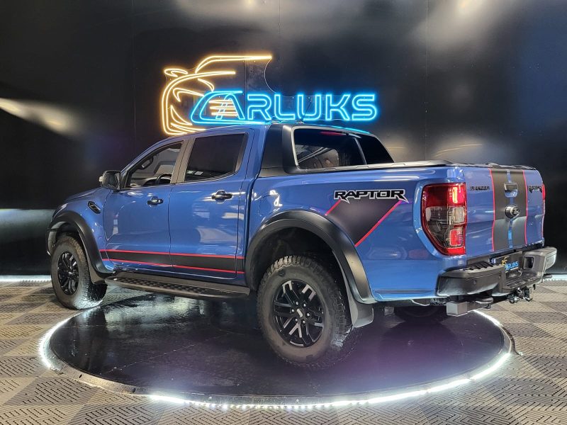 FORD RANGER RAPTOR 2.0 213cv BVA10 DOUBLE CABINE /SUIVI FORD/ CAMERA/ ATTELAGE AMOVIBLE/