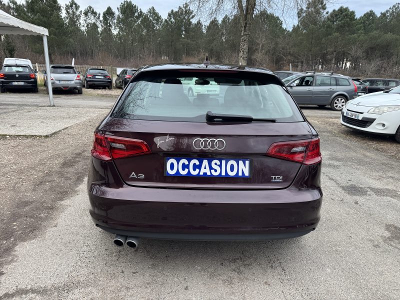 AUDI A3 Sportback 2.0 TDI 184 QUATTRO BVA