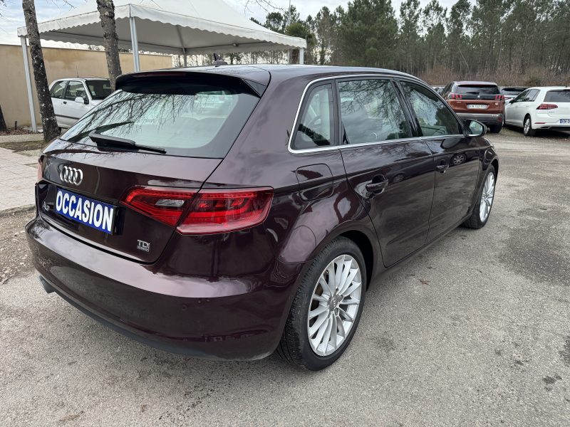 AUDI A3 Sportback 2.0 TDI 184 QUATTRO BVA