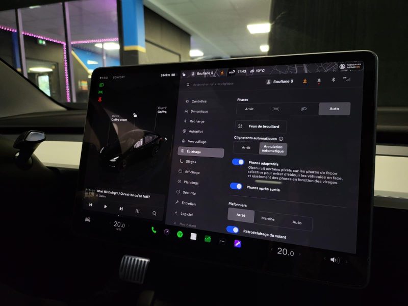 TESLA MODEL 3 275cv PROPULSION / AUTOPILOT / CAMERA / SIEGES ELECTRIQUES 