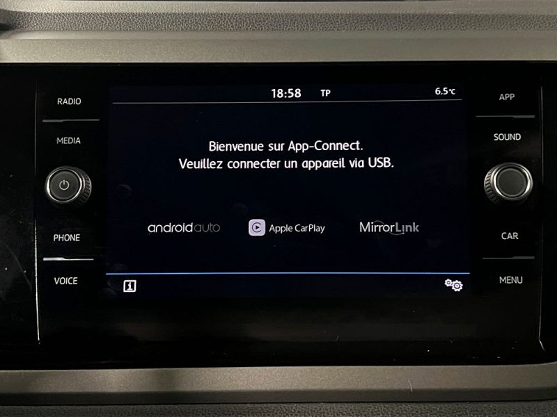 VOLKSWAGEN POLO 6 VI 1.0 TSI 95 Cv 1ERE MAIN / 23 200 Kms APPLE CARPLAY & ANDROID - GARANTIE 1 AN