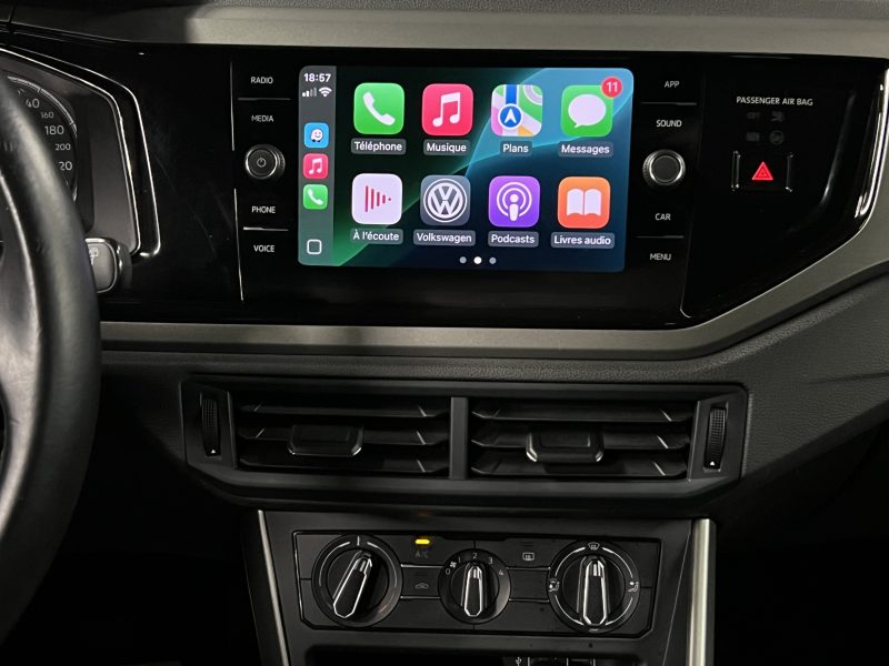 VOLKSWAGEN POLO 6 VI 1.0 TSI 95 Cv 1ERE MAIN / 23 200 Kms APPLE CARPLAY & ANDROID - GARANTIE 1 AN