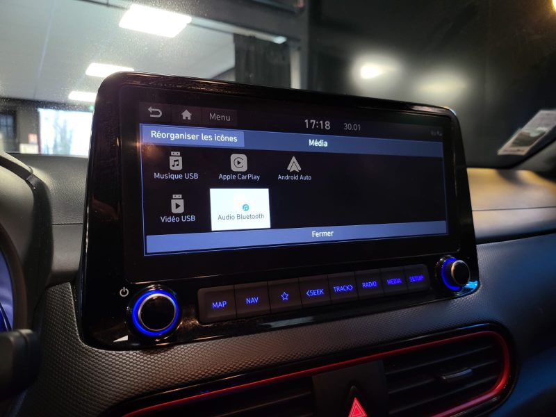 HYUNDAI KONA 1.6 GDi 141cv EDITION ONE / SUIVI COMPLET HYUNDAI / CARPLAY / CAMERA DE RECUL / AFFICHA