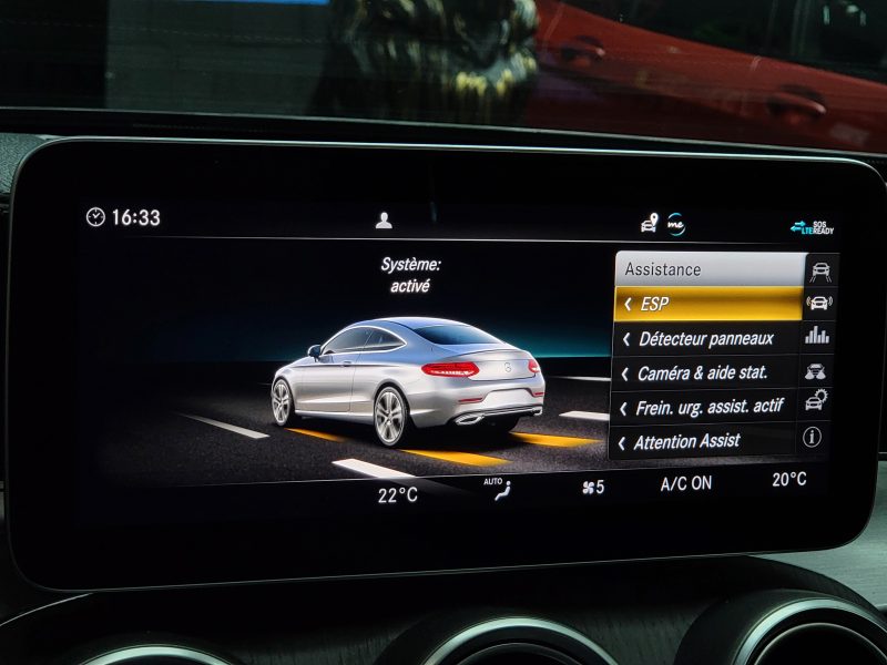 MERCEDES-BENZ CLASSE C Coupé 200 184cv AMG Line Boîte Auto 9G-Tronic