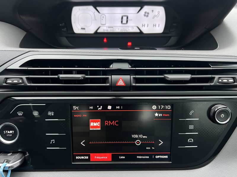 CITROEN C4 PICASSO II FEEL 1.2 130 ECRAN TACTILE VIRTUAL COCKPIT TOIT PANO CRIT AIR 1 Garantie 1 an