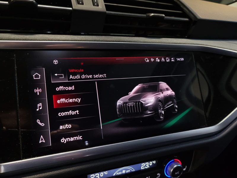 AUDI Q3 1.5 35 TFSI Mild Hybrid 150Ch S tronic 7 / SIEGES ELECTRIQUE +CHAUFFANTS /