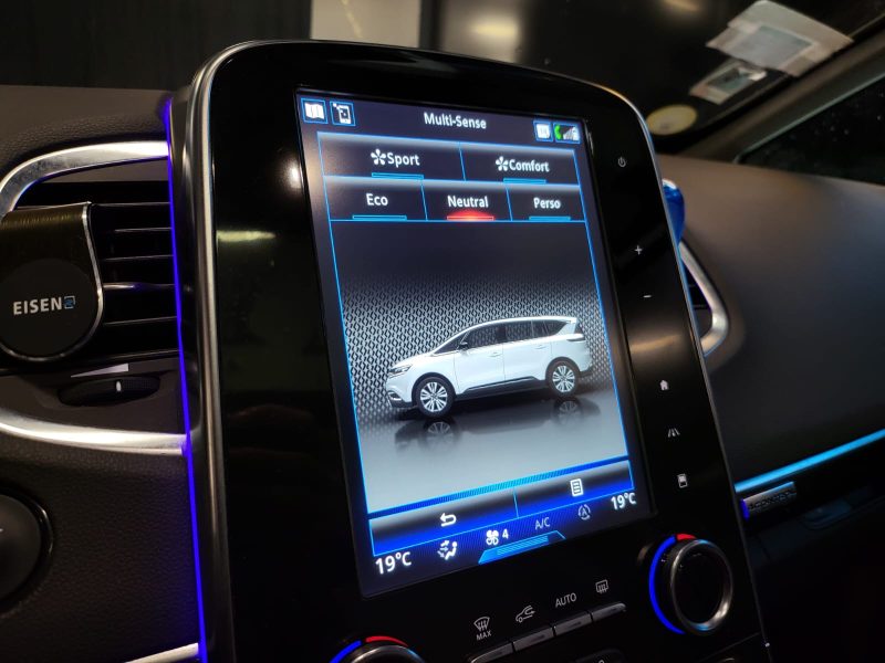 RENAULT ESPACE 2.0 BLUE DCI 200cv SUIVI RENAULT/ TOIT OUVRANT/ SIEGES ARR+AVT CHAUFFANTS / PACK SONO