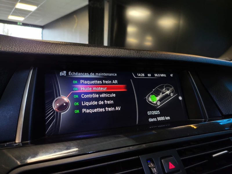 BMW SERIE 5 518d 2.0D 150cv EXECUTIVE / 2EME MAIN / SIEGE ELEC / H&K / LUMIERE D AMBIANCE