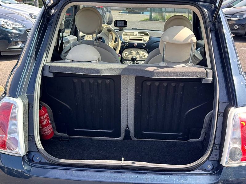 FIAT 500 1.2 70cv et 4cv fiscaux toit ouvrant