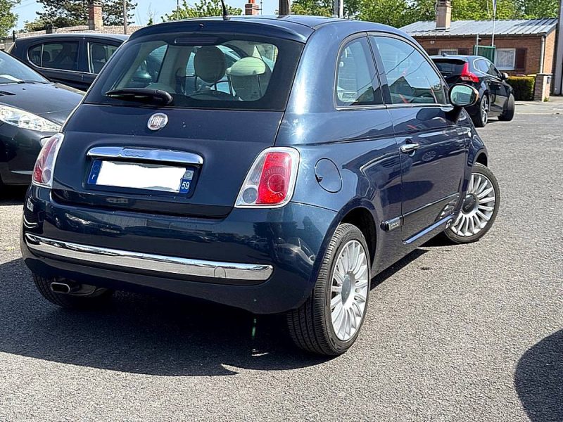 FIAT 500 1.2 70cv et 4cv fiscaux toit ouvrant