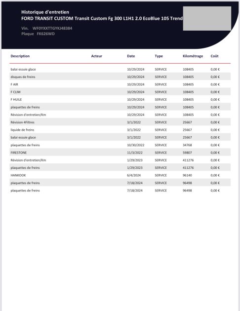 FORD TRANSIT CUSTOM 2019