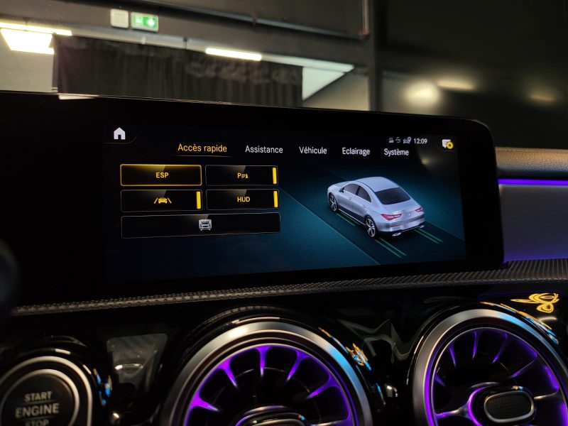 MERCEDES CLASSE CLA 220 2.0 CDI 190cv TOIT OUVRANT /SIEGES ELECTRIQUES + CHAUFFANTS /VIRTUAL COCKPIT