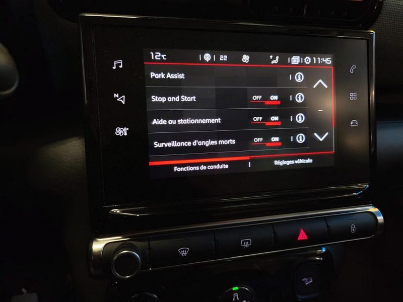 CITROËN C3 AIRCROSS 1.2 110cv SHINE / 1ERE MAIN / TOIT OUVRANT / AFFICHAGE TÊTE HAUTE / CARPLAY / C 