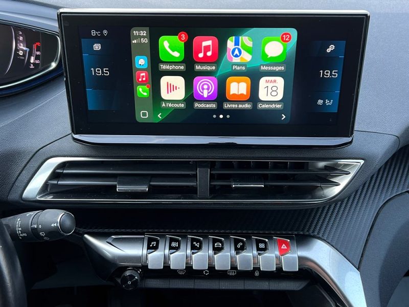 PEUGEOT 3008 II PHASE 2 ALLURE 1.2 130 Cv 1ERE MAIN 8 655 Kms Réels APPLE & ANDROID - GARANTIE 1 AN