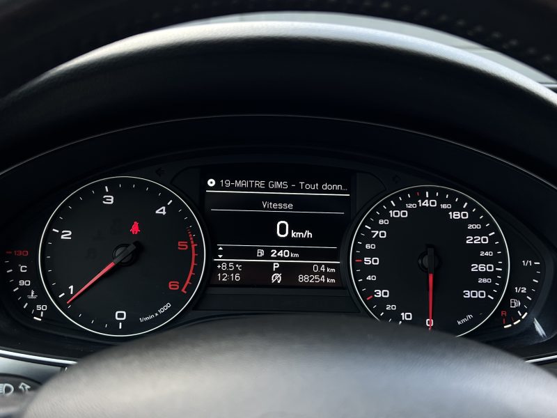 AUDI A6 AMIBITION LUXE 2.0 TDI 177 Cv 1ERE MAIN / BOITE AUTO CUIR GPS 88 000 Kms - GARANTIE 1 AN