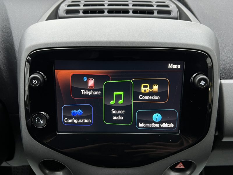 TOYOTA AYGO PHASE 3 1.0 VVT-i 72 1ERE MAIN ECRAN TACTILE APPLE CARPLAY CAMERA RECUL - GARANTIE 1 AN