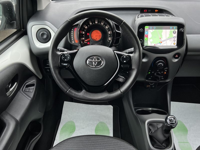 TOYOTA AYGO PHASE 3 1.0 VVT-i 72 1ERE MAIN ECRAN TACTILE APPLE CARPLAY CAMERA RECUL - GARANTIE 1 AN