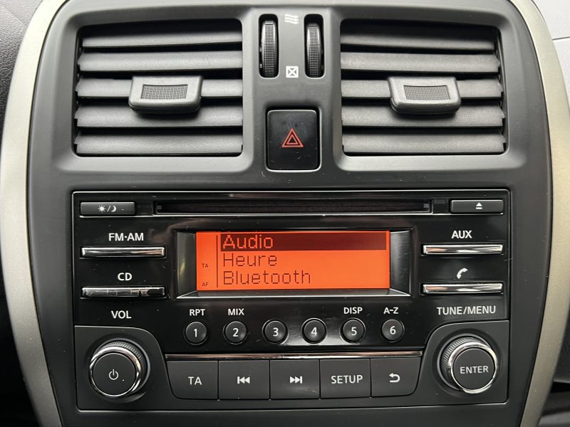 NISSAN MICRA 4 IV PHASE 2 1.2 80 Cv BLUETOOTH CLIMATISATION CRIT AIR 1 5 PORTES - GARANTIE 1 AN