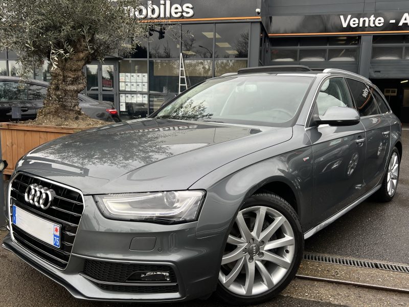 AUDI A4 AVANT IV PHASE 2 S-LINE 2.0 TFSI 225 1ERE MAIN 9.324 Kms Reels BVA8 ToitOuvrant Garantie1an