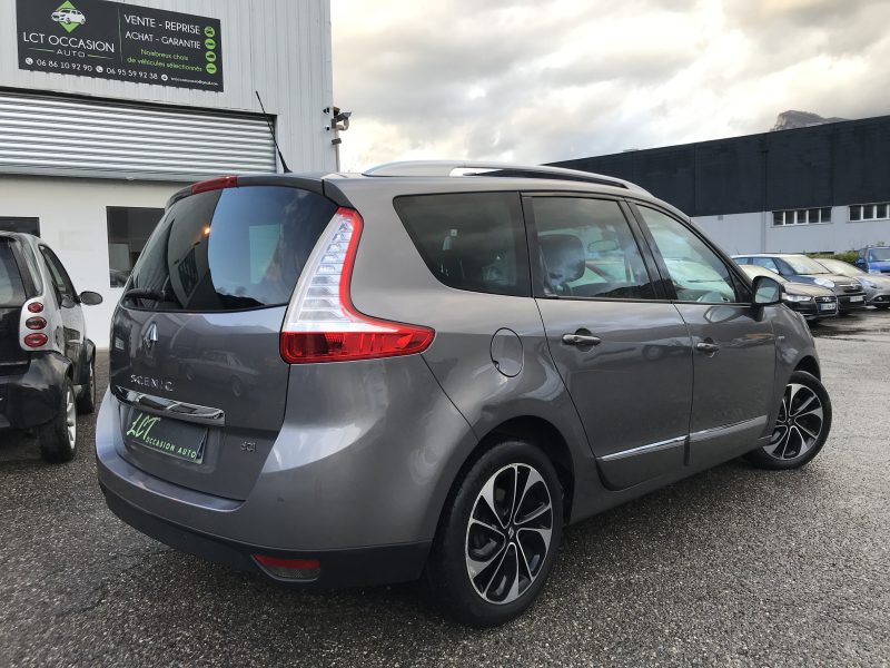 RENAULT GRAND SCENIC III ph2 - 1.6 dci 130cv ENERGY FAP Bose édition - 7 places - GARANTIE 6 MOIS