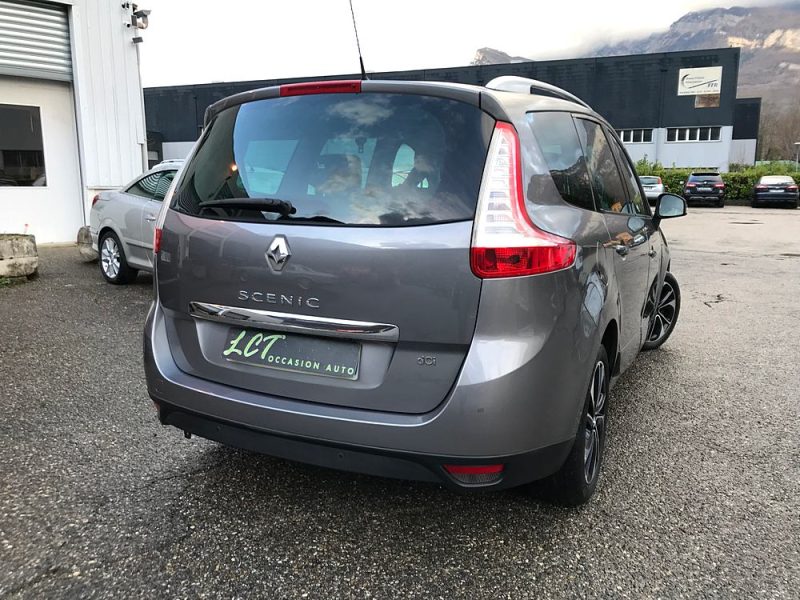 RENAULT GRAND SCENIC III ph2 - 1.6 dci 130cv ENERGY FAP Bose édition - 7 places - GARANTIE 6 MOIS