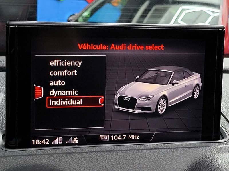 AUDI A3 CABRIOLET 1.5 TFSI 150cv Design Luxe Boîte Auto S-Tronic7