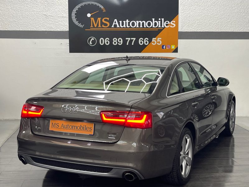 AUDI A6 IV 2.8 FSI 204ch QUATTRO S LINE S-TRONIC 7 FULL GARANTIE 12 MOIS HISTORIQUE COMPLET