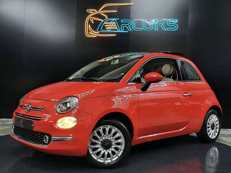 FIAT 500 1.2 MPi 69cv Lounge Stop And Start Boîte Auto Dualogic 1ère Main / FAIBLE KILOMETRAGE