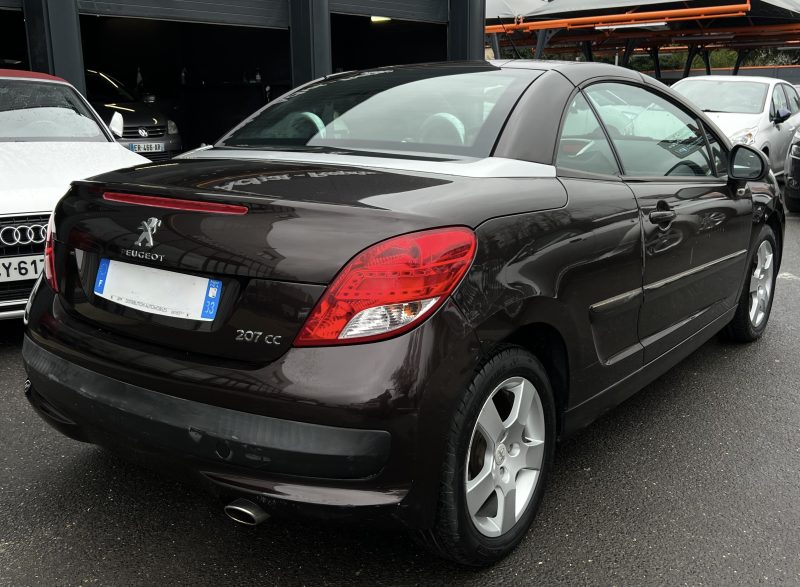 PEUGEOT 207 CC CABRIOLET PHASE 2 1.6 120 Cv PREMIERE MAIN / 51 700 Kms CRIT AIR 1 - GARANTIE 1 AN