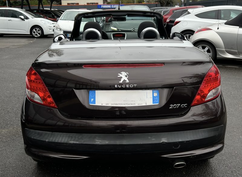 PEUGEOT 207 CC CABRIOLET PHASE 2 1.6 120 Cv PREMIERE MAIN / 51 700 Kms CRIT AIR 1 - GARANTIE 1 AN