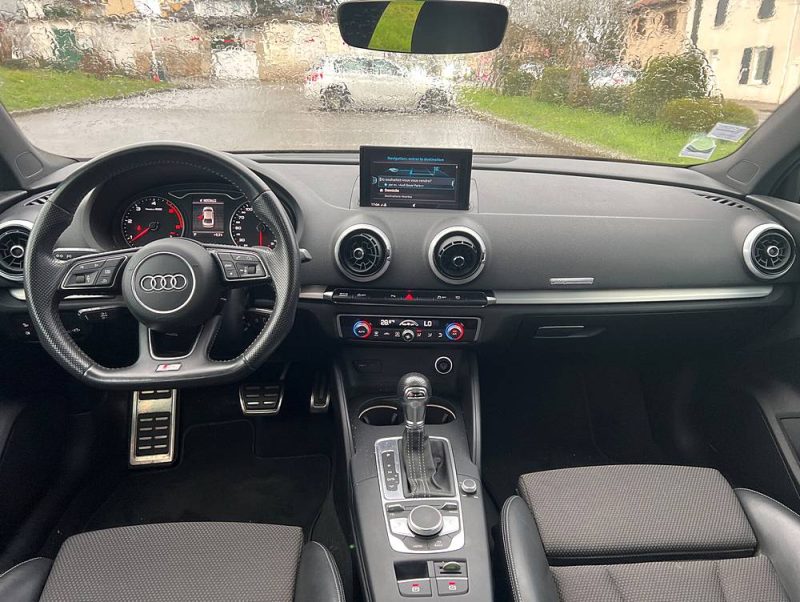 AUDI A3 2.0 L TDI S-LINE 150 ch S Tronic Limousine Kilométrage certifié Audi