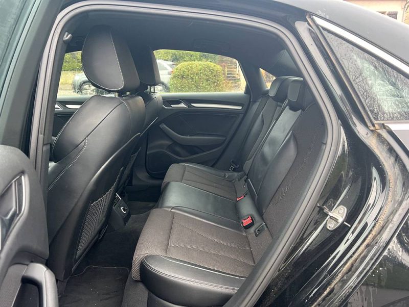 AUDI A3 2.0 L TDI S-LINE 150 ch S Tronic Limousine Kilométrage certifié Audi