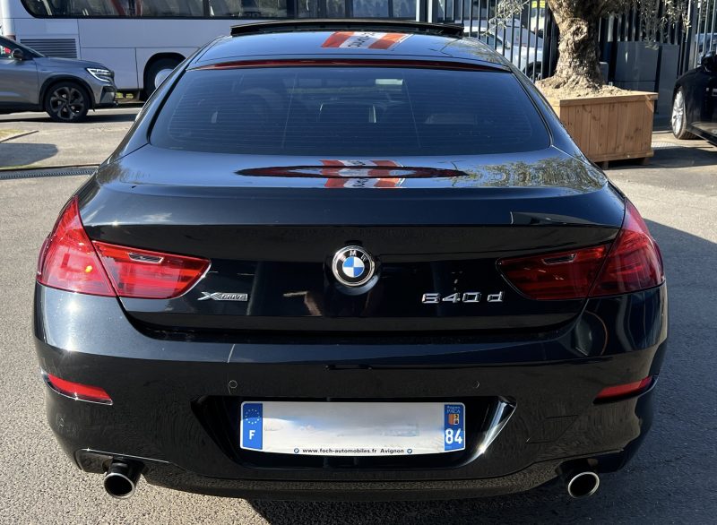 BMW SERIE 6 GRAN COUPE F06 EXCLUSIVE 640D XDRIVE 3.0 6 CYLINDRES 313 Cv BVA8 5 PLACES Garantie 1 an