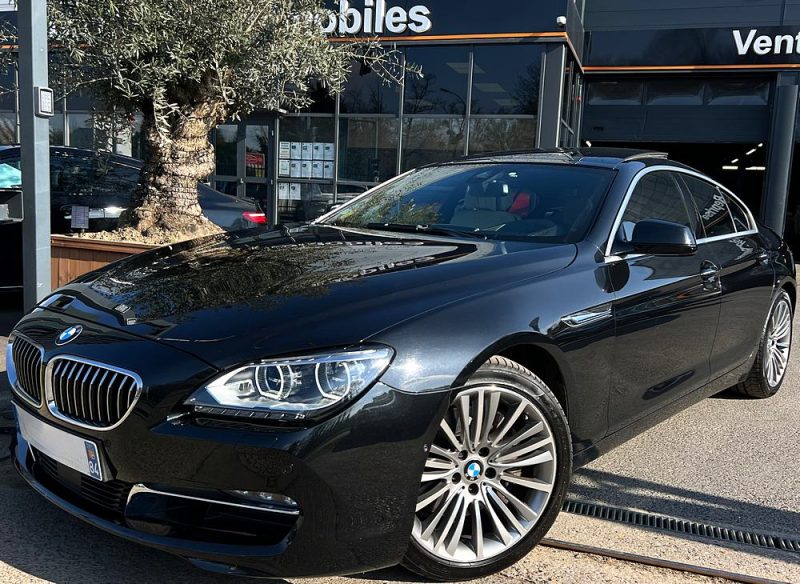 BMW SERIE 6 GRAN COUPE F06 EXCLUSIVE 640D XDRIVE 3.0 6 CYLINDRES 313 Cv BVA8 5 PLACES Garantie 1 an