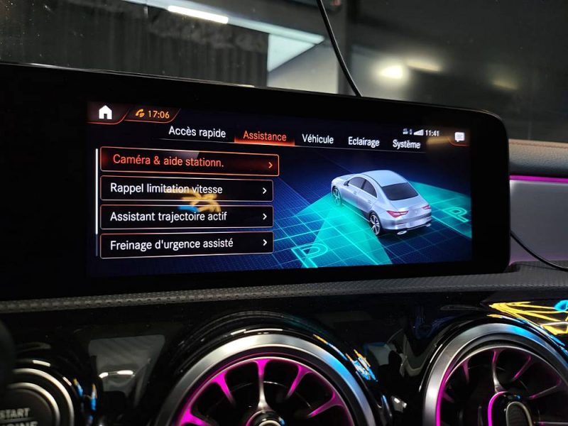 MERCEDES CLASSE CLA 220d 190cv / TOIT OUVRANT + SIEGES CHAUFFANTS + VIRTUAL COCKPIT + ATTELAGE /