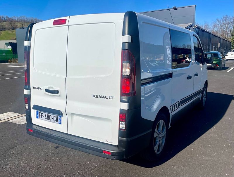 Renault TRAFIC Cabine Approfondie 6 places L1h1 - 37 500 Km - 23 450 euros - Pas de TVA - Garantie 1