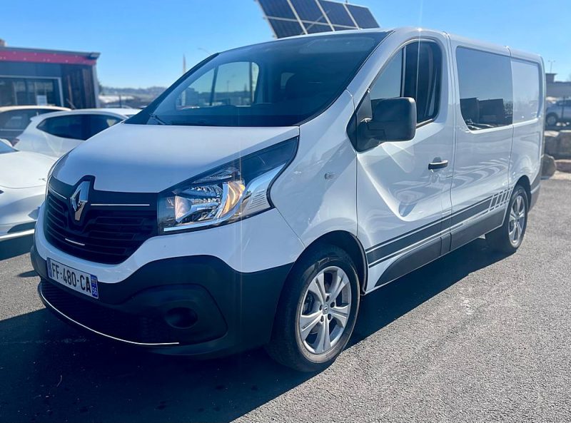 Renault TRAFIC Cabine Approfondie 6 places L1h1 - 37 500 Km - 23 450 euros - Pas de TVA - Garantie 1